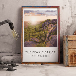 Peak District Print: The Roaches Fine Art Landscape (A4)