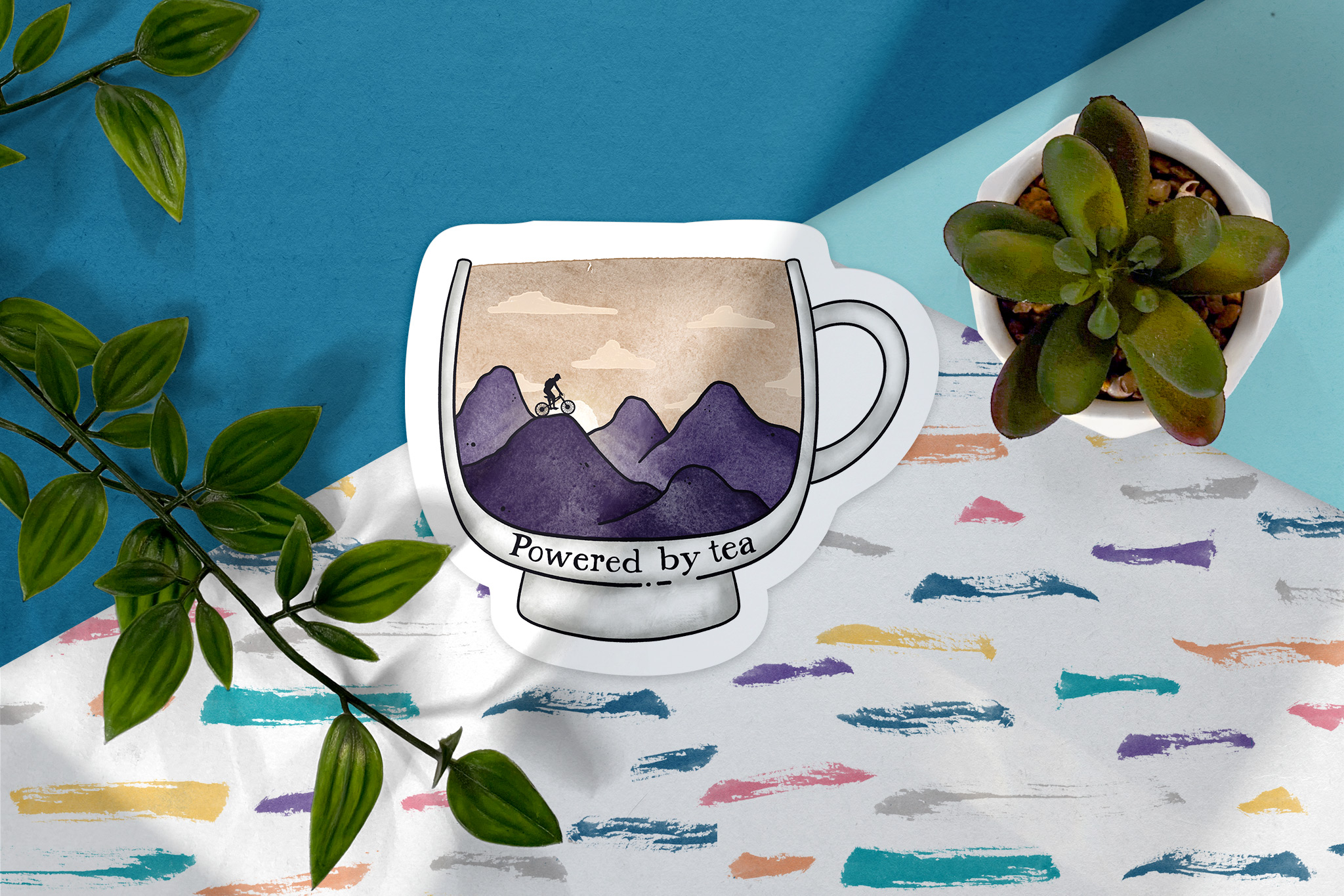 Powered By Tea Sticker
