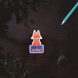 Van Cat On Board | Vinyl Sticker | Vanlife