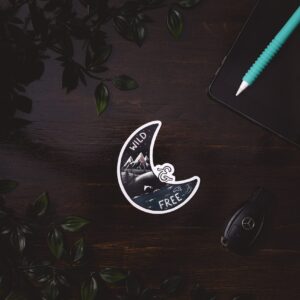 Wild & Free | Vinyl Sticker | Vanlife