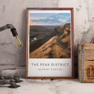 Alport Castle - Peak District Print - Fine Art Print - Travel Print - Landscape Print - A4