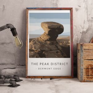 Derwent Edge - Peak District Print - Fine Art Print - Travel Print - Landscape Print - A4